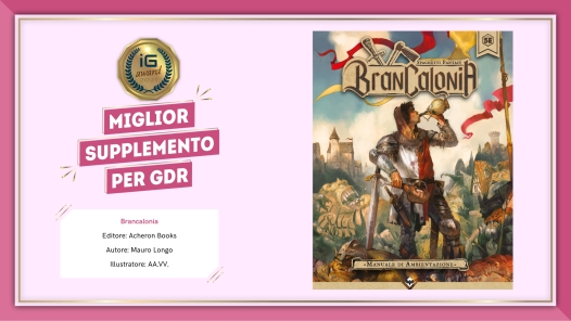 ioGioco Award 2021 - MIGLIOR SUPPLEMENTO PER GIOCO DI RUOLO