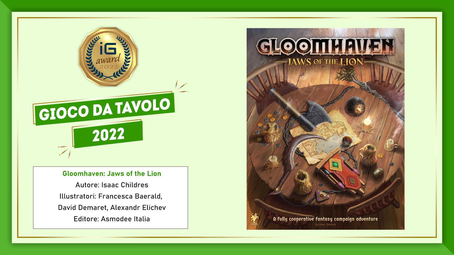 ioGioco Awad 2022 - GDT