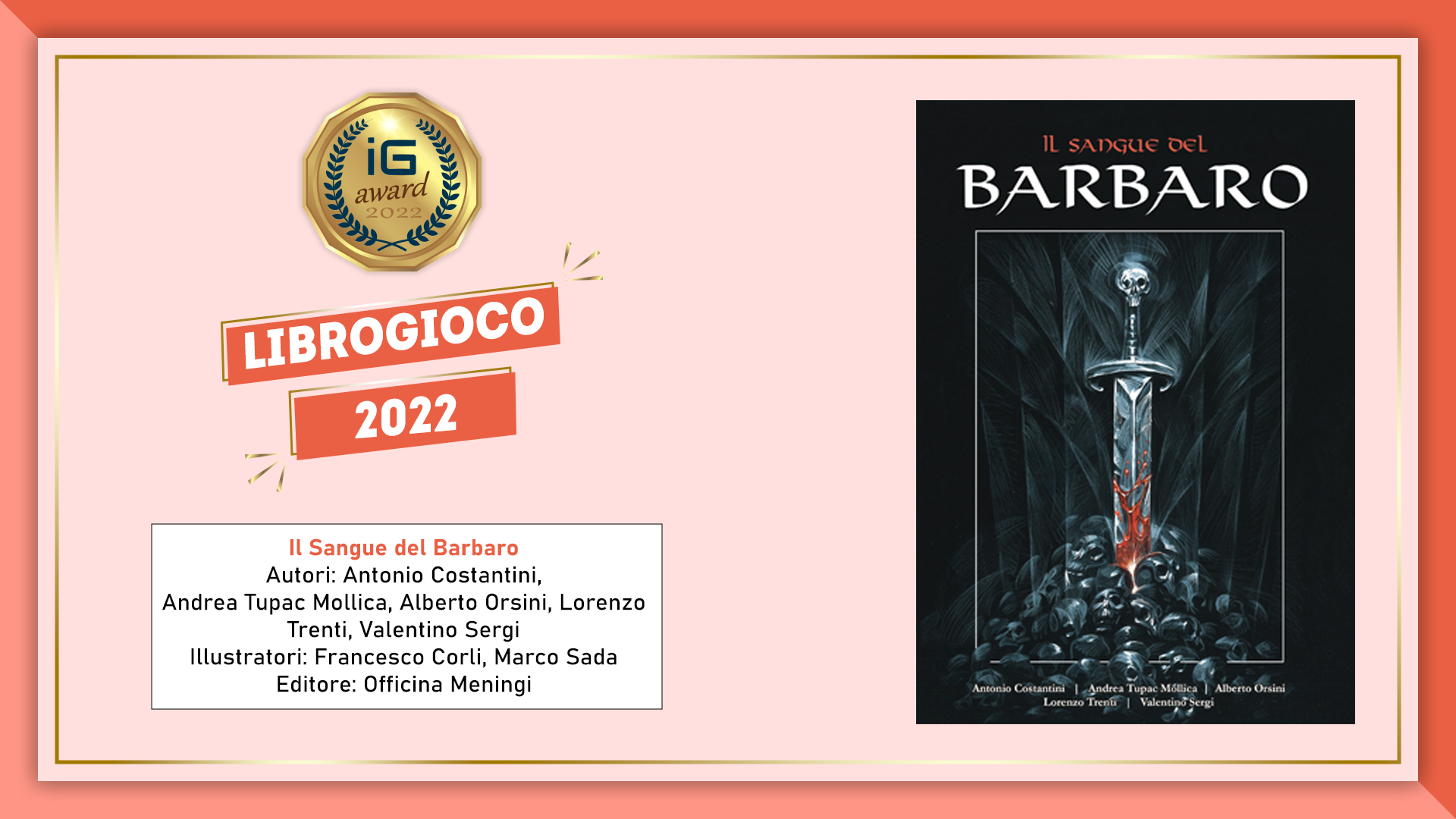 ioGioco Awad 2022 - Libro Gioco