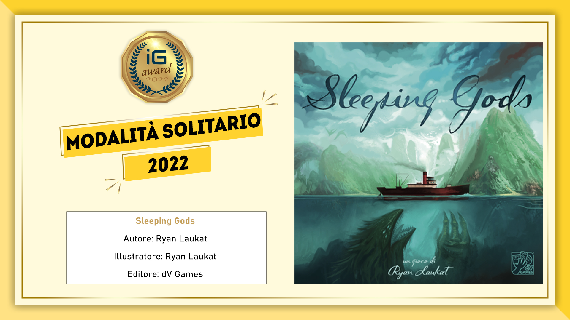 ioGioco Awad 2022 - Solitario 