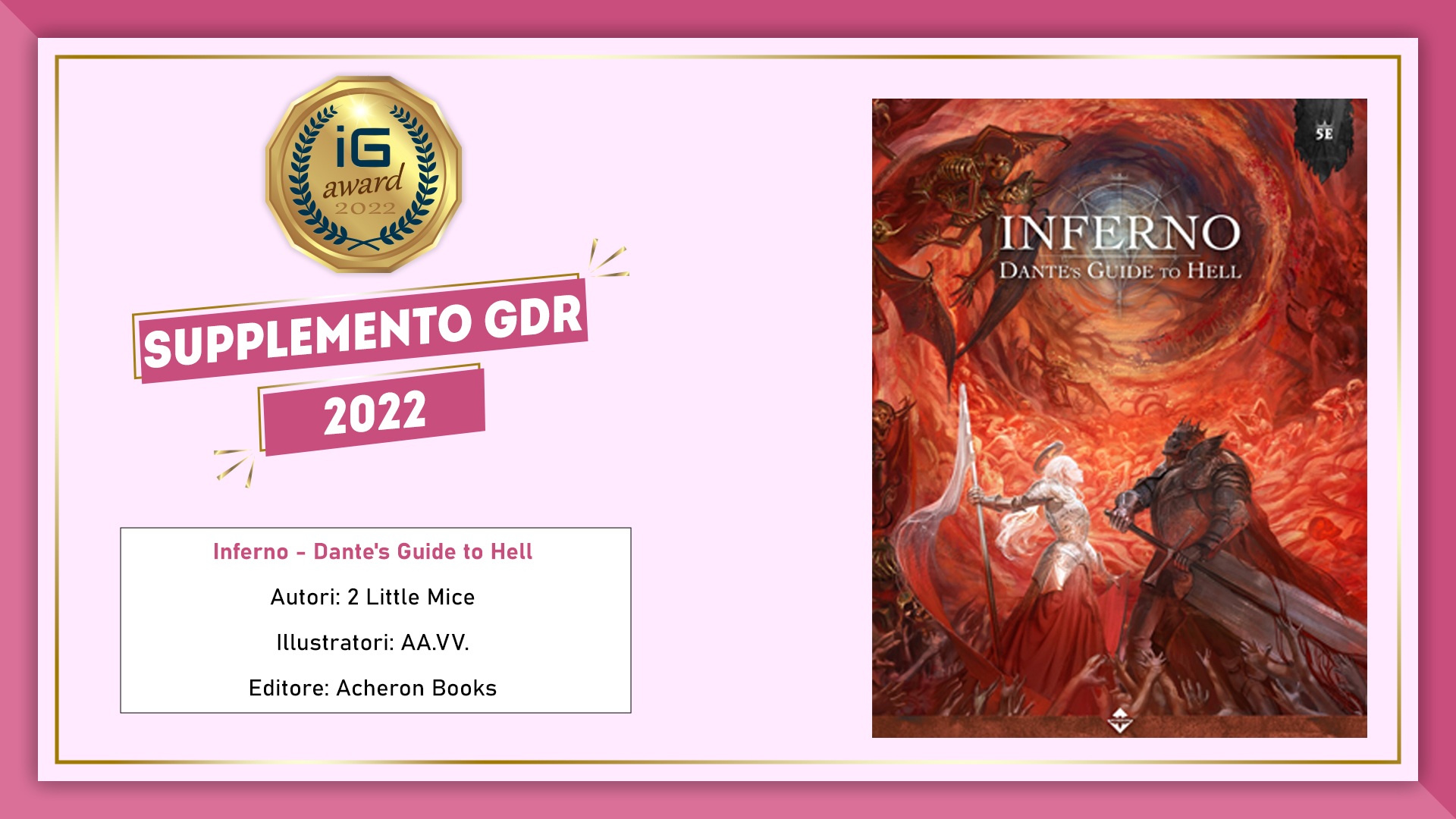 ioGioco Awad 2022 - Supplemento GDR