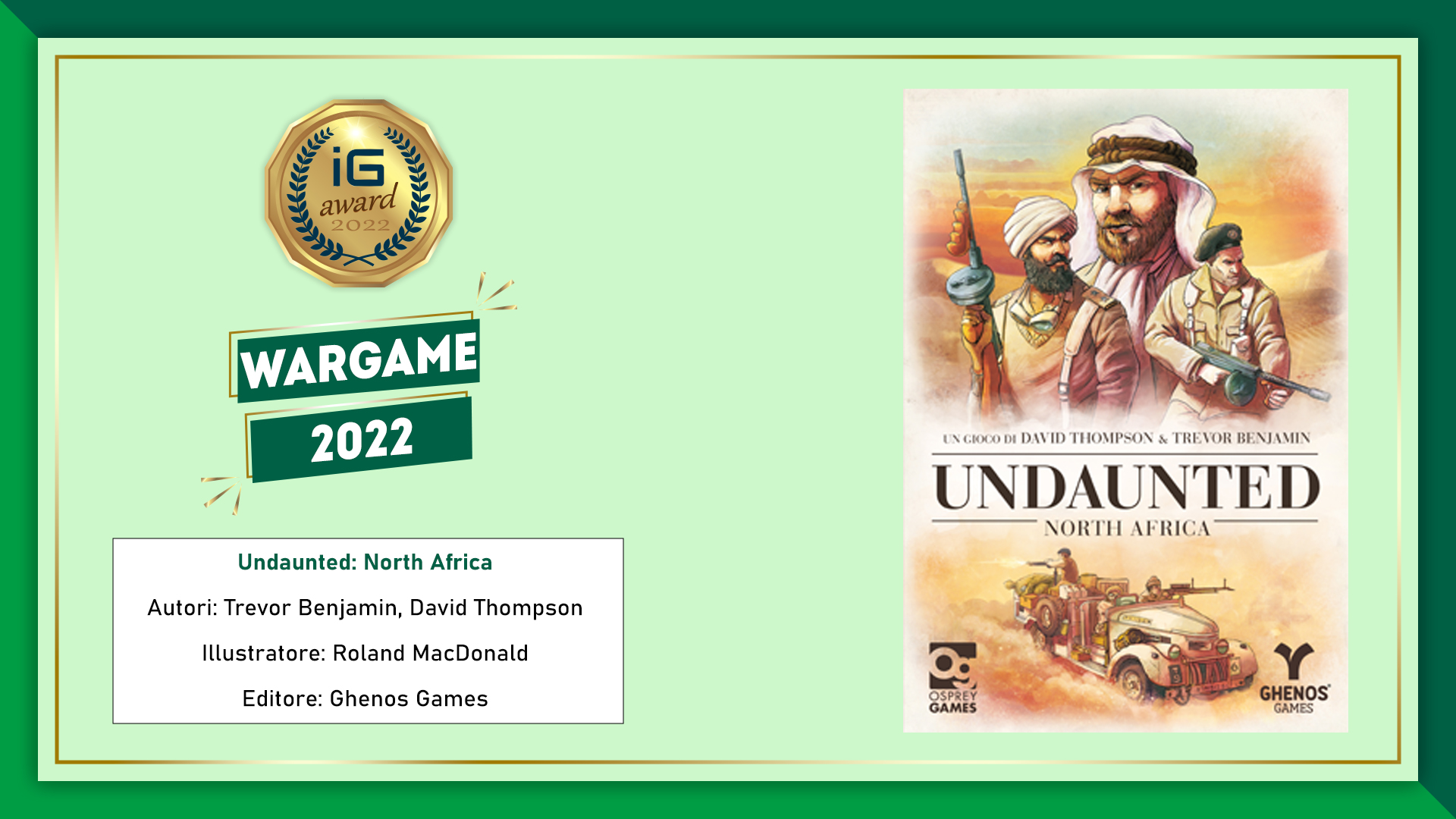 ioGioco Awad 2022 - Wargame