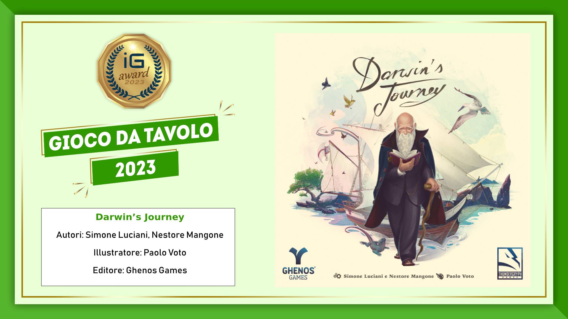 ioGioco Award 202e - Gioco da tavolo