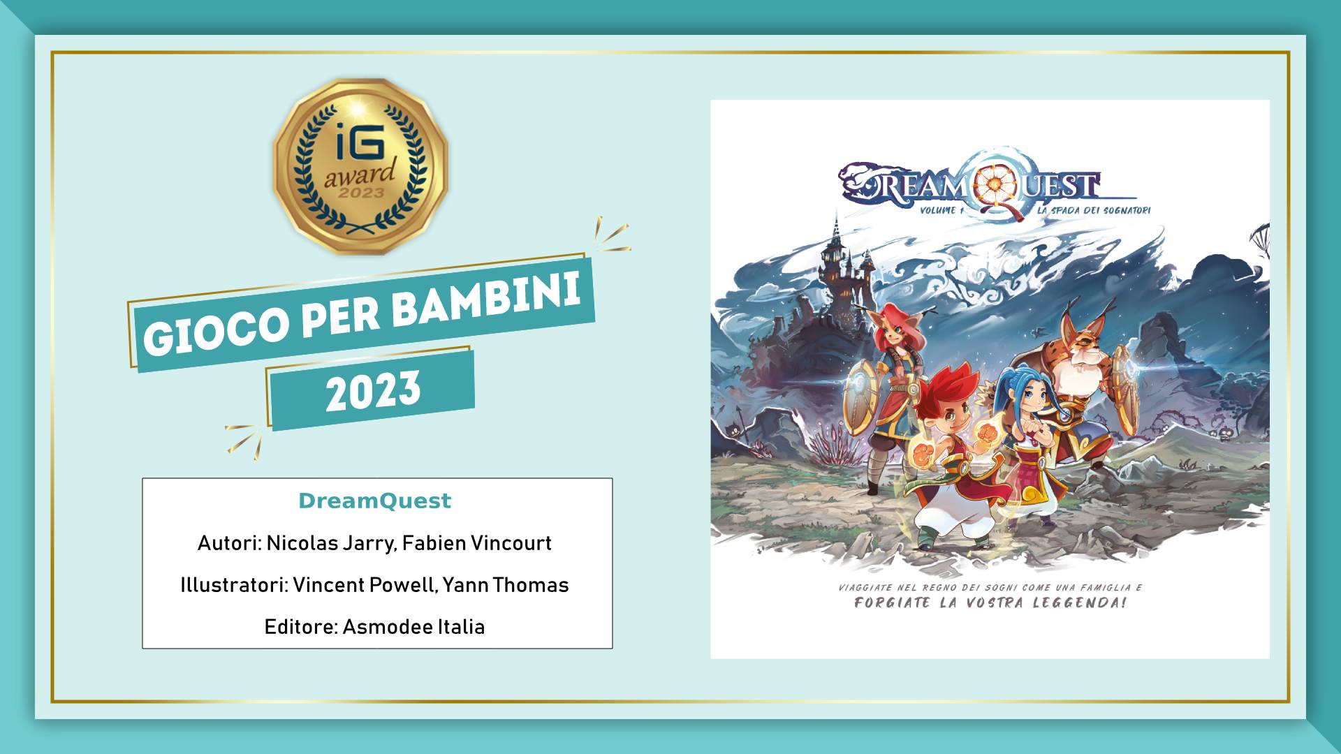 ioGioco Award 2023 - Gioco per Bambini