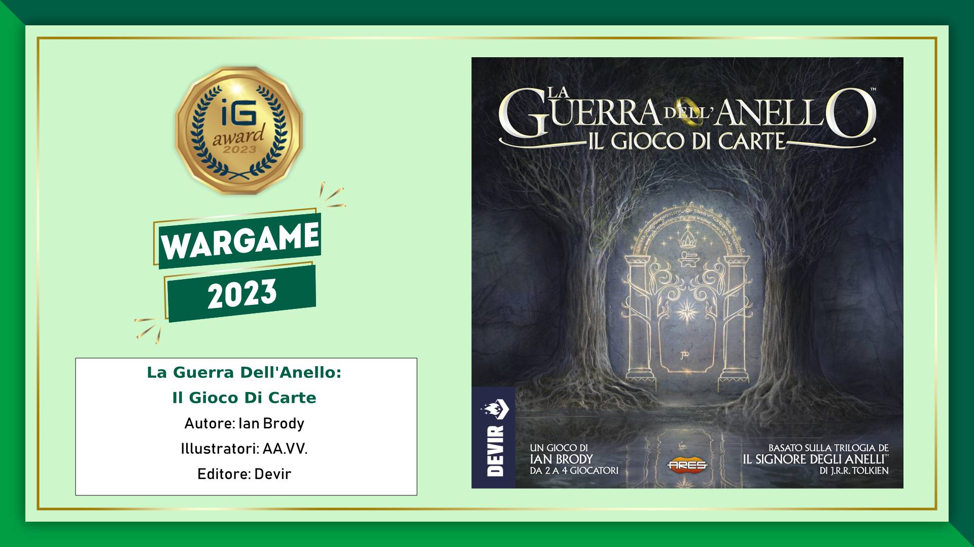ioGioco Awad 2023 - Wargame