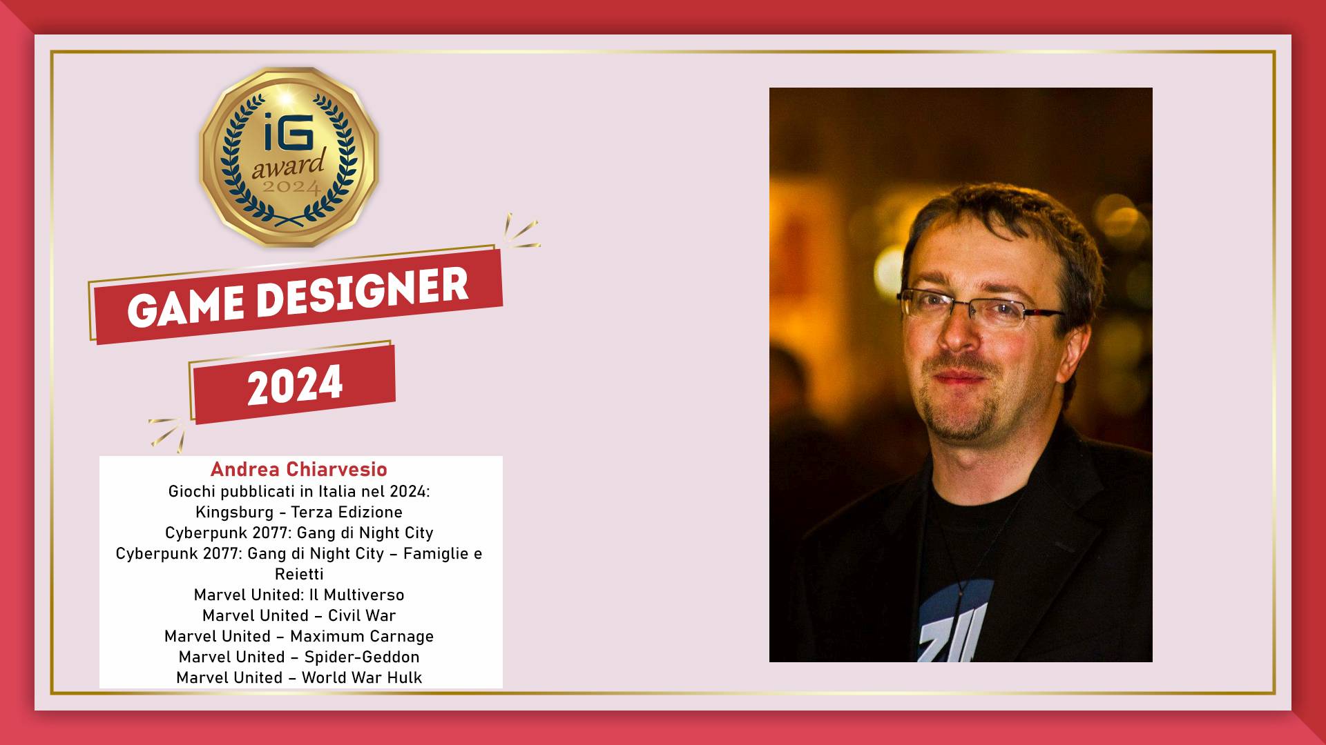 ioGioco Award Game Designer 2024