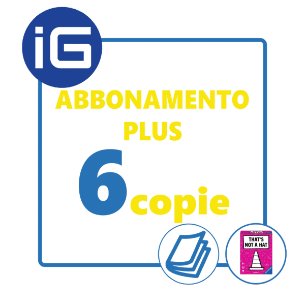 Abb. PLUS ioGioco 6 numeri (dal N.41) con That's Not a Hat
