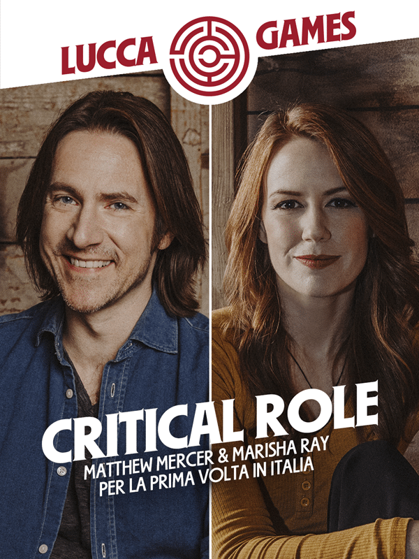 Matthew Mercer e Marisha Ray a Lucca Comics & Games 2025