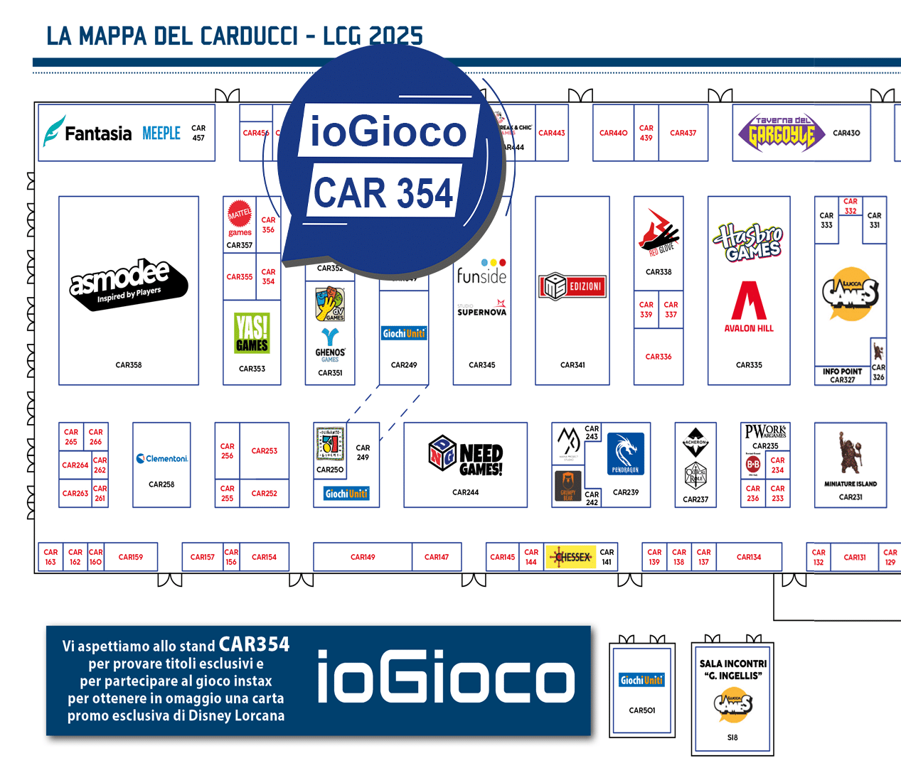 Dove Siamo a Lucca Comics & Games 2025