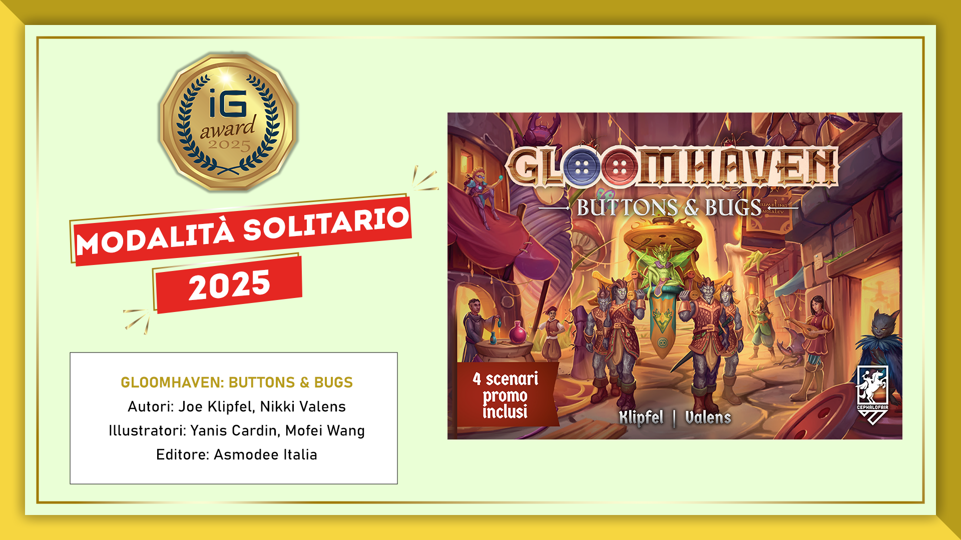 ioGioco Award Modalità Solitario 2025